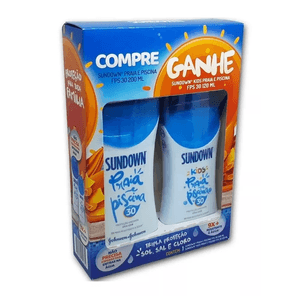 Protetor Solar Sundown Fps 30 200Ml + Grátis Sundown Kids Fps 30 120Ml