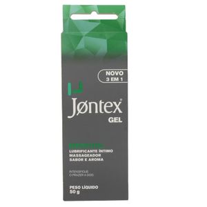 Gel Lubrificante Íntimo Jontex Menthol 3 Em 1 Com 50G