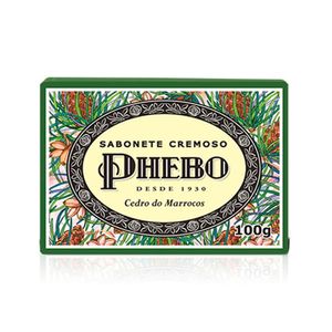 Sabonete Em Barra Phebo Cedro Do Marrocos 100G