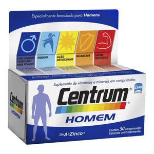 Centrum Homem Com 30 Comprimidos
