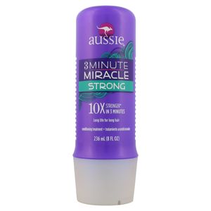 Creme De Tratamento Aussie 3 Minute Miracle Strong Frasco 236Ml