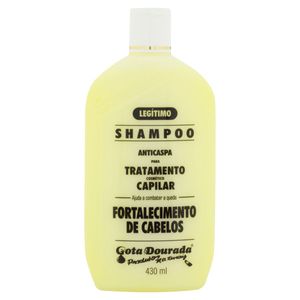 Shampoo Anticaspa Gota Dourada Fortalecimento Frasco 430Ml