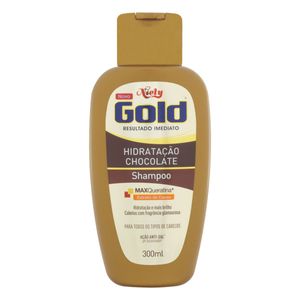 Shampoo Niely Gold Hidratação Chocolate Frasco 300Ml