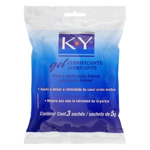 Pack Gel Lubrificante Íntimo K-Y Pacote 3 Unidades