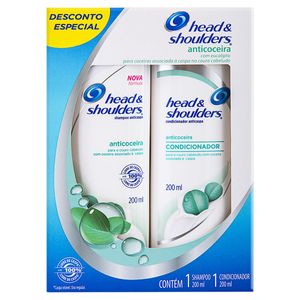 Kit Shampoo + Condicionador Anticaspa Head E Shoulders Anticoceira 200Ml Cada