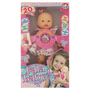 Boneca Fala Baby Sid-Nyl