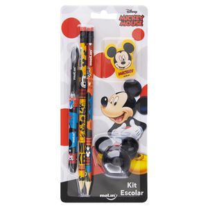 Kit Escolar Mickey Mouse Molin