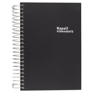 Agenda Permanente Preta Napoli Tilibra