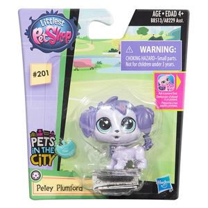 Boneca De Brinquedo Littlest Pet Shop Petey Plumford Hasbro Pets In The City