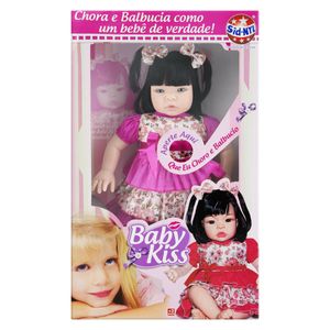 Boneca Morena Sid-Nyl Baby Kiss