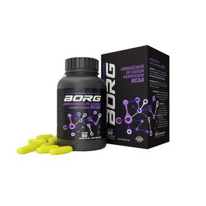 Borg BCAA 1400mg C/ 60 Caps Gel