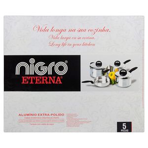 Conjunto Panela Eterna Nigro 5 Peças