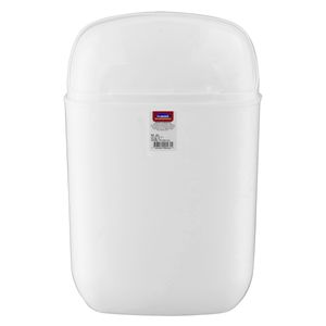 Lixeira Branca 12l Plasútil Flip Top