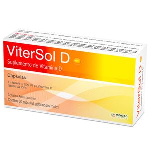 Vitersol D Caixa Com 60 Cápsulas