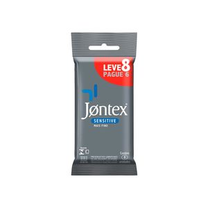 Preservativo Jontex Sensitive Leve 8 Pague 6