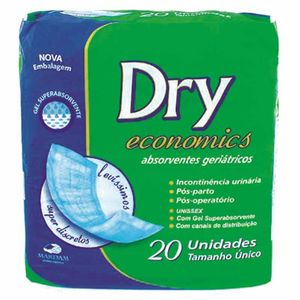 Absorvente Geriatrico Dry Com 20 Unidades