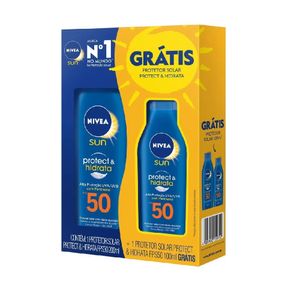 Kit Protetor Solar Nivea Sun Protect E Hidrata Fps 30 200Ml + 125Ml