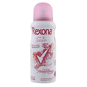 Desodorante Rexona Teens Tropical Energy Aerosol Antitranspirante 24H Com 108Ml