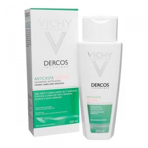 Shampoo Dercos Anticaspa Sensível Vichy 200Ml