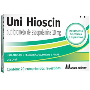 Uni Hioscin 10Mg C/20 Comp