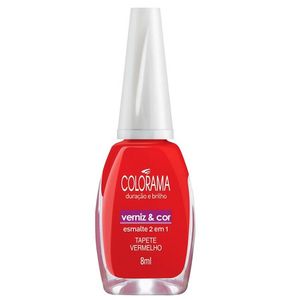 ESM COLORAMA VERNIZ E COR TAPETE VERMELHO