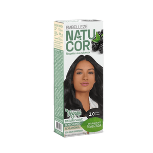 Tint Natucor Kit 2.0 Amora Preta