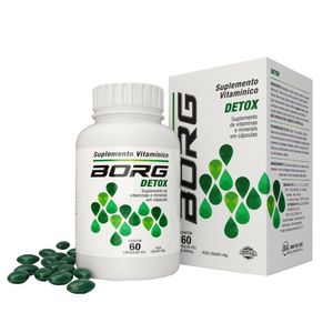 Borg Detox 650Mg 60 Cápsulas