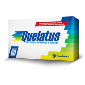 Quelatus Suplemento Vitamínico E Mineral Com 60 Comprimidos
