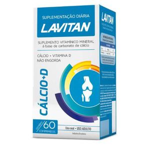 Lavitan Cálcio+D Com 60 Comprimidos