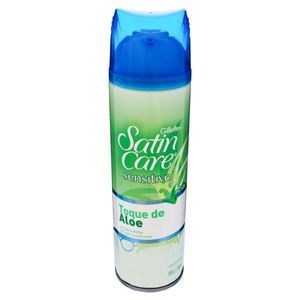 Gel Para Depilação Toque De Aloe Gillette Satin Care Sensitive Frasco 198G