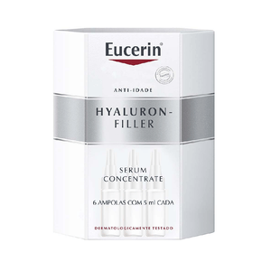 Preenchedor De Rugas Eucerin Serum Hyaluron Filler Concentrate 6 Ampolas De 5Ml