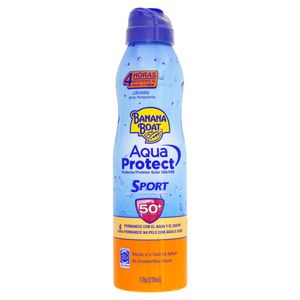 Protetor Solar Aqua Protect Spray Fps 50 Banana Boat Sport Performance Frasco 220Ml