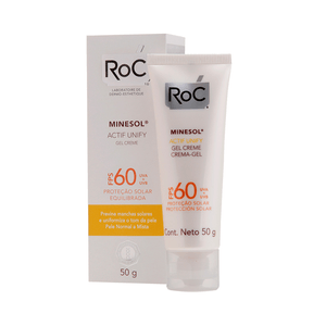 Protetor Solar Roc Minesol Actif Unify Fps 60 50G