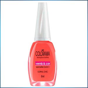 Esm Colorama Verniz E Cor Coral Chic