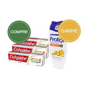 Cr Dental Colgate Tt 12 C/3 + Sab Protex 250Ml