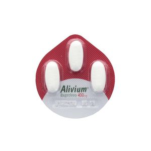 Alivium 400 Mg Com 3 Comprimidos