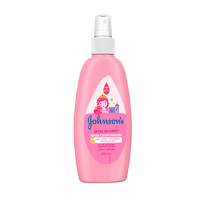 Johnsons Baby Spray Finalizador Gotas De Brilho 200 Ml