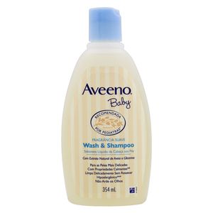 Aveeno Baby Sabonete Liquido Infantil Dos Pes A Cabeca 354 Ml