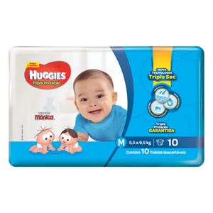 Huggies Fralda Descartavel Tripla Protecao Tamanho M 0