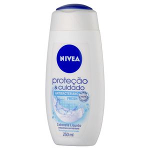 Nivea Bath Care Sabonete Liquido Antibacteriano Fresh 250 Ml