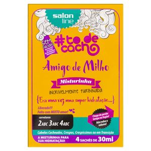 Salon Line Kit Misturinha Amigo De Milho Com 4 Sachet 30Ml Cada 120 Ml