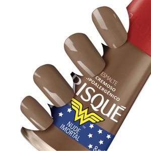 Risque Esmalte Liquido Comercial Cremoso Mulher Maravilha Nude Imortal 8 Ml