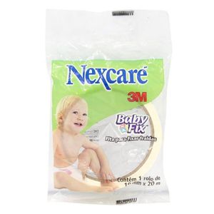 Nexcare Baby Fix Fita Crepe Branca 19X20