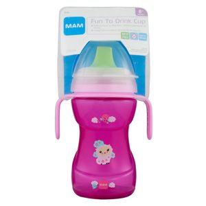 Copo Fun To Drink Copo De Treinamento Antivazamento +8 Meses - Rosa 270 Ml