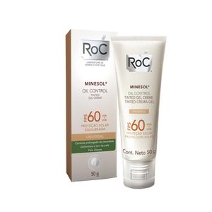 Minesol Gel Creme Oil Control Tinted Fps60 50 G