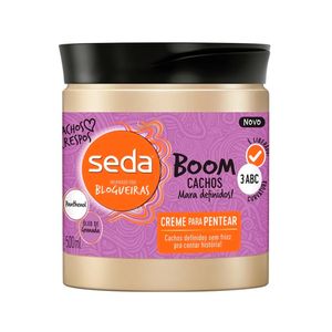 Seda Creme Pentear Creme Sem Enxague Boom Cachos Mara Definidos 500 Ml
