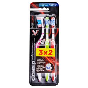 Close-Up Escova Dental Deep Clean Media Leve 3 Pague 2