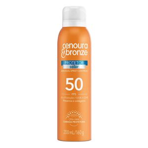 Cenoura E Bronze Aerosol Protetor Solar Fps50 200 Ml
