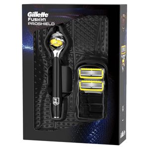 Gillette Fusion Kit Proshield Liga Da Justica Aparelho De Barbear+2 Cargas