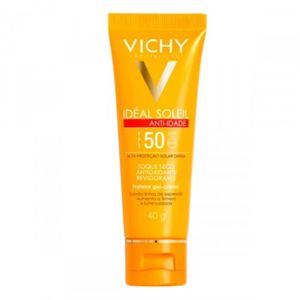 Ideal Soleil Gel Creme Anti Age Toque Seco Fps50 40 G
